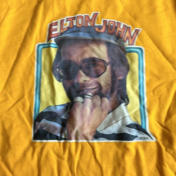 Elton John mustard tshirt - Picture 2 of 4